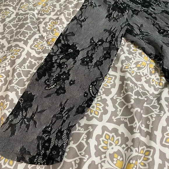 Club Monaco little black dress. This sheer dress is perfect for any occasion. - Picture 7 of 11